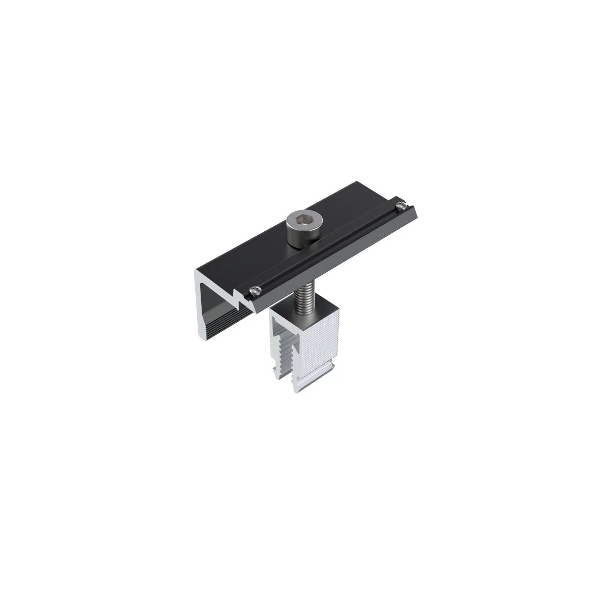 Aerocompact CompactCLAMP CLEB10+ Endklemme schwarz Click 30-46 mm, L = 80 mm