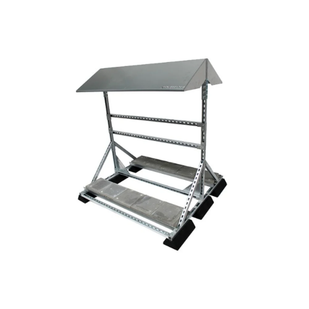 Conduct PVshelter Back2Back Typ 300HE Partly-Assembled Bausatz, 2 WR, Breite WR bis 150 cm, inkl. Ballast