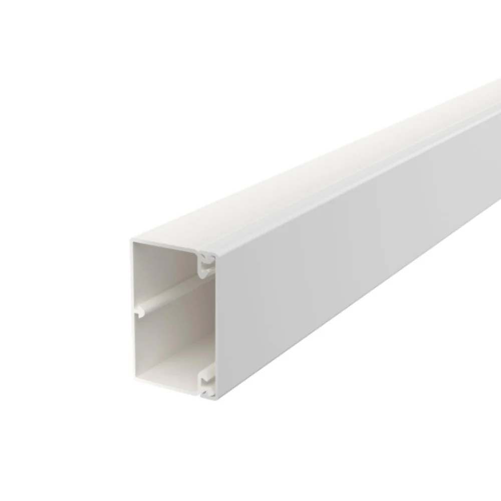 OBO BETTERMANN Wand- und Deckenkanal mit Bodenlochung 40x60x2000 Polyvinylchlorid reinweiß RAL 9010